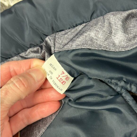 ZARA GIRLS Navy Quilted Vest 7/8 - Picture 6 of 7